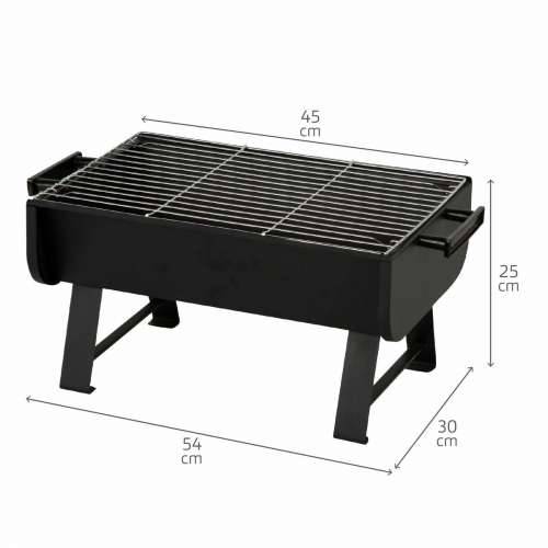 Prijenosni Roštilj Aktive Čelik 45 x 25 x 30 cm Crna (2 kom.) Cijena