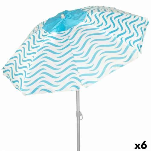 Suncobran Aktive Plava Ø 220 cm 220 x 200 x 220 cm (6 kom.) Cijena