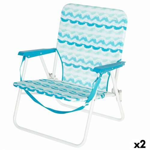 Stolica za za plažu Aktive 45 x 70 x 40 cm (2 kom.) Cijena