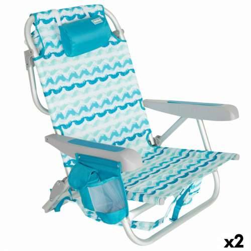 Stolica za za plažu Aktive 50 x 70 x 45 cm (2 kom.) Cijena