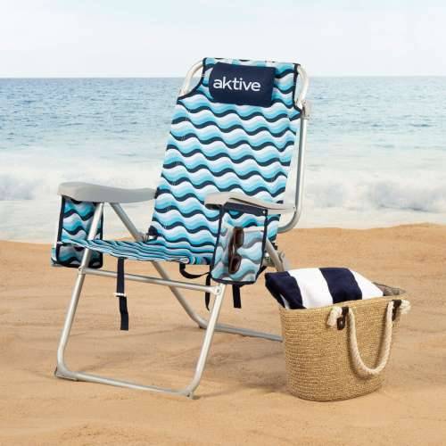 Stolica za za plažu Aktive 48 x 95 x 78 cm (2 kom.) Cijena