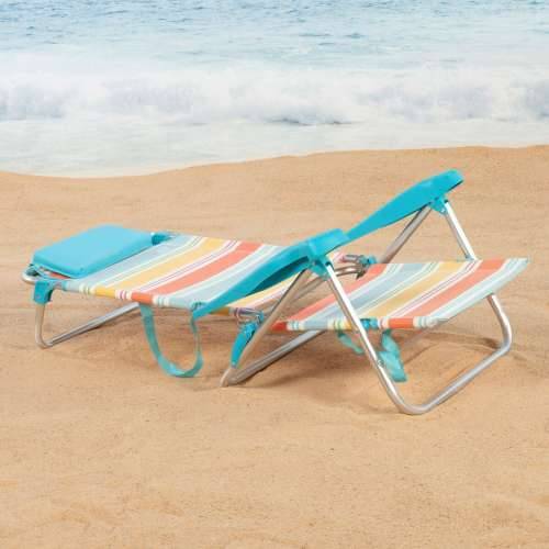 Stolica za za plažu Aktive Pisana 48 x 90 x 60 cm (2 kom.) Cijena