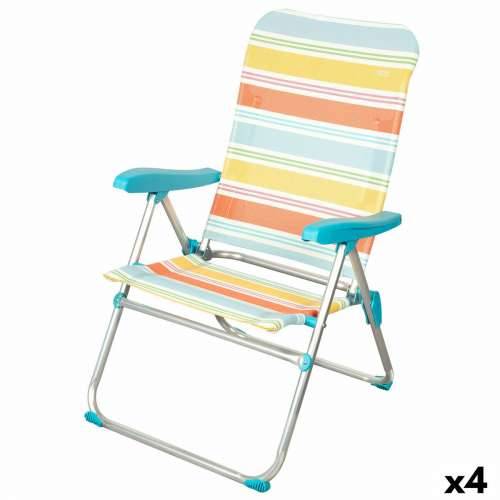 Stolica za za plažu Aktive 48 x 95 x 65 cm (4 kom.) Cijena