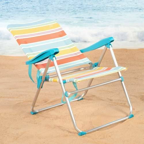 Stolica za za plažu Aktive 48 x 95 x 65 cm (4 kom.) Cijena
