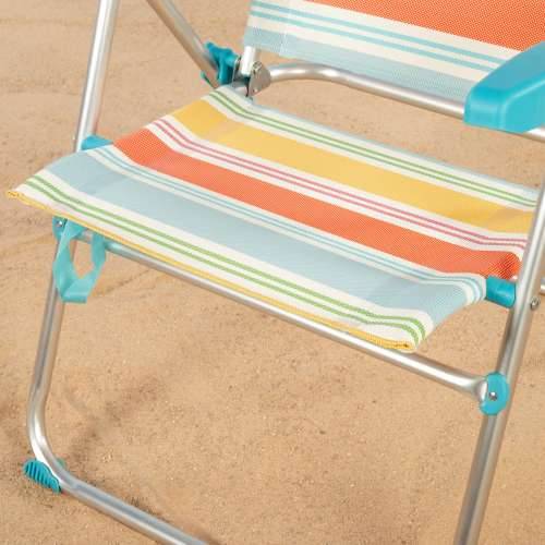 Stolica za za plažu Aktive 48 x 95 x 65 cm (4 kom.) Cijena