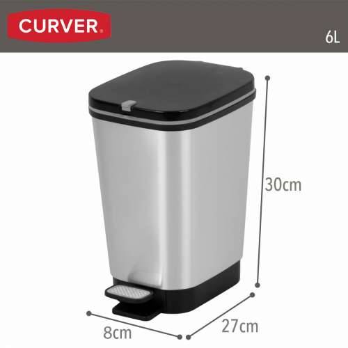 Kanta za smeće Curver Siva Plastika 6 L (5 kom.) Cijena