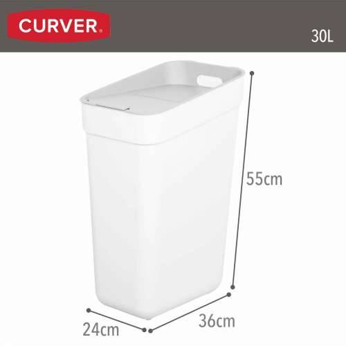 Kanta za smeće Curver Bijela Plastika 30 L (6 kom.) Cijena