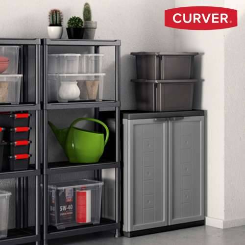 Ormarić Curver Tamno sivo Plastika 68 x 87 x 39 cm Cijena