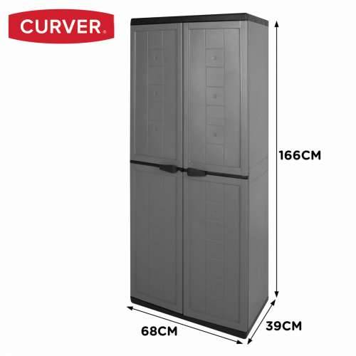 Ormarić Curver Tamno sivo Plastika 68 x 166 x 39 cm Cijena