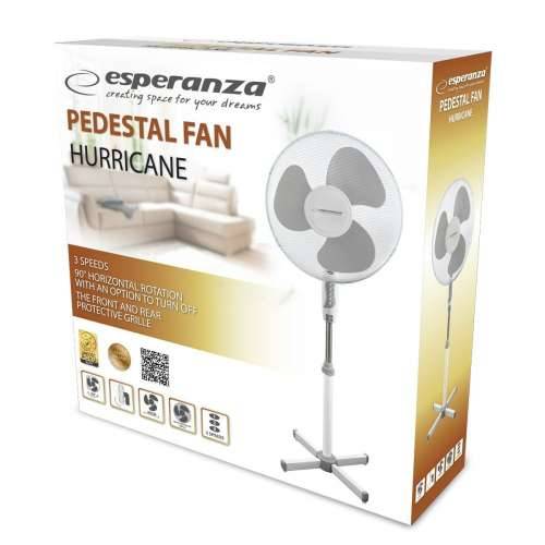 Podni Ventilator Esperanza EHF001WE Bijela Siva 50 W Cijena