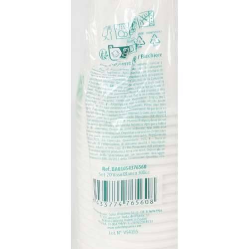 Set Čaša Algon Bijela 300 ml 20 Dijelovi (24 kom.) Cijena