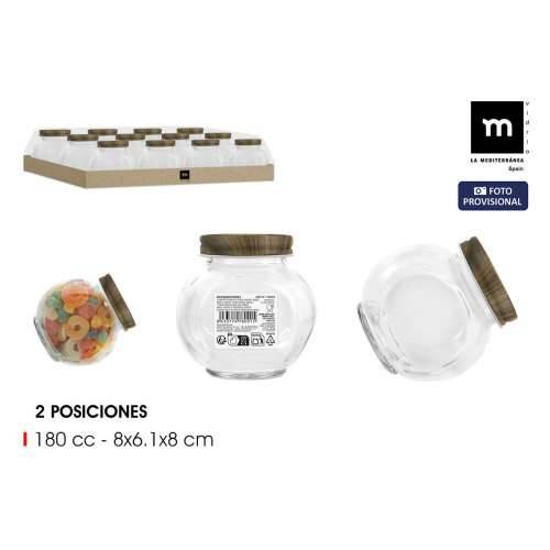 Staklena Tegla La Mediterránea WOOD 180 ml (60 kom.) Cijena
