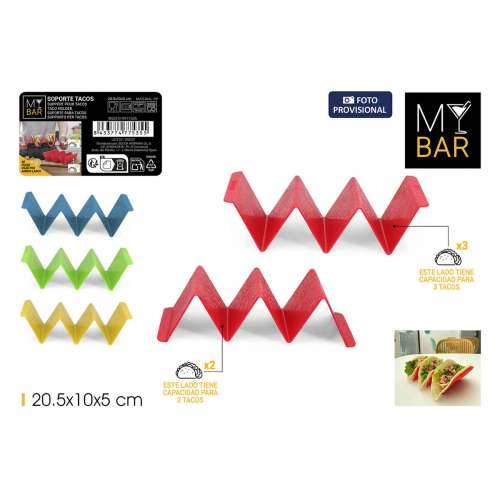 Držač za takose My Bar Plastika 20,5 x 10 x 5 cm (48 kom.) Cijena