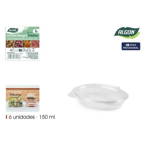 Pladnjevi za višekratnu upotrebu Algon OPS 150 ml 14,6 x 11,3 x 3 cm (6 Dijelovi) (24 kom.) Cijena