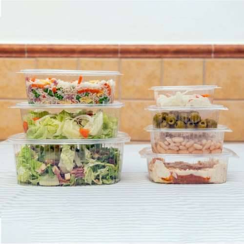 Pladnjevi za višekratnu upotrebu Algon OPS 375 ml 16 x 12,7 x 4,7 cm (4 Dijelovi) (24 kom.) Cijena