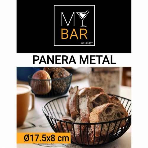 Košara za Kruh My Bar Crna Metal Okruglo (12 kom.) Cijena