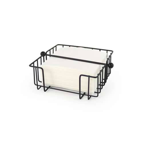 Stalak za salvete My Bar Crna Metal 19 x 19 x 7,5 cm (12 kom.) Cijena