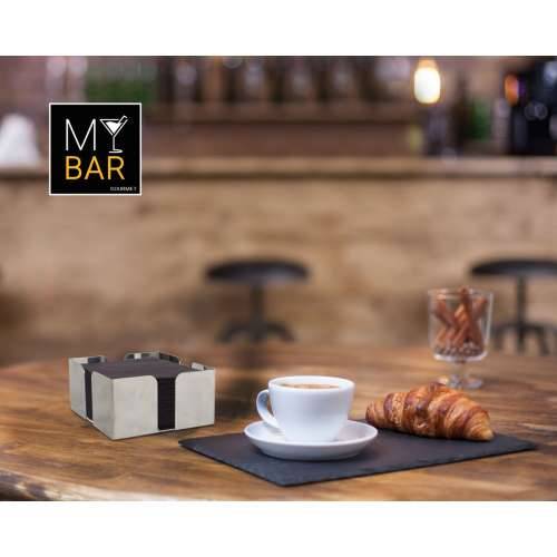 Stalak za salvete My Bar Čelik 12 x 12 x 6 cm (24 kom.) Cijena