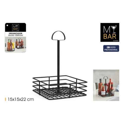 Posuda za Umak My Bar 15 x 15 x 22 cm Crna (12 kom.) Cijena