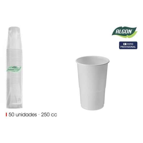 Set Čaša Algon Bijela 250 ml 50 Dijelovi (18 kom.) Cijena