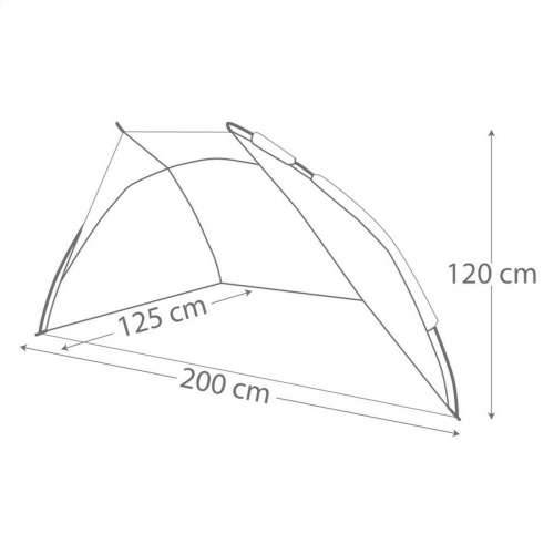 Paravan Aktive 200 x 120 x 125 cm Plava Oranžna (4 kom.) Cijena