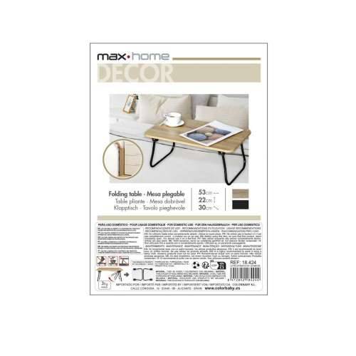 Sklopivi Pladanj za Krevet Max Home Drvo Čelik Melamin 53 x 22 x 30 cm 2 kom. Cijena