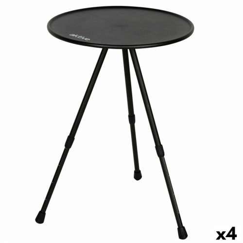 Sklopivi stol Aktive Crna 37 x 55 x 37 cm (4 kom.) Cijena