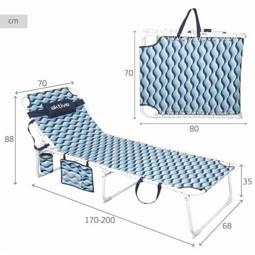 Hamak Aktive Plava Čelik 200 x 88 x 70 cm Cijena
