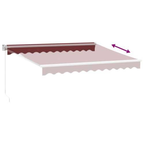 Tenda na ručno uvlačenje bordo 300 x 250 cm - boja burgundca i bijela 300 x 250 cm 1 Cijena