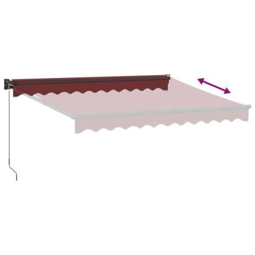 Tenda na ručno uvlačenje bordo 300 x 250 cm - Tamno crvena 300 x 250 cm 1 Cijena