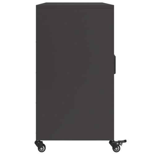 Komoda crna 100,5 x 39 x 72 cm čelik - Crna 1 Cijena