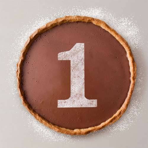 Predložak za torte Algon 25 cm Brojevi 1 (36 Jedinice) Cijena