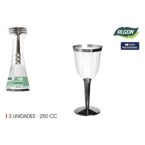 Čaša za vino Algon 3 Dijelovi (12 kom.) Cijena