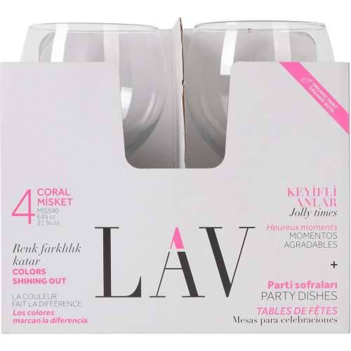 Čaša za koktel LAV 645 ml 9,4 x 20 cm 4 Dijelovi (6 kom.) Cijena