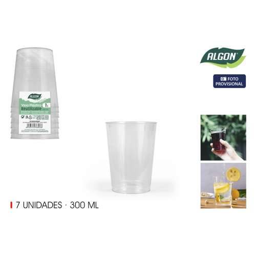 Set Čaša Algon Plastika 300 ml 7 Dijelovi (24 kom.) Cijena