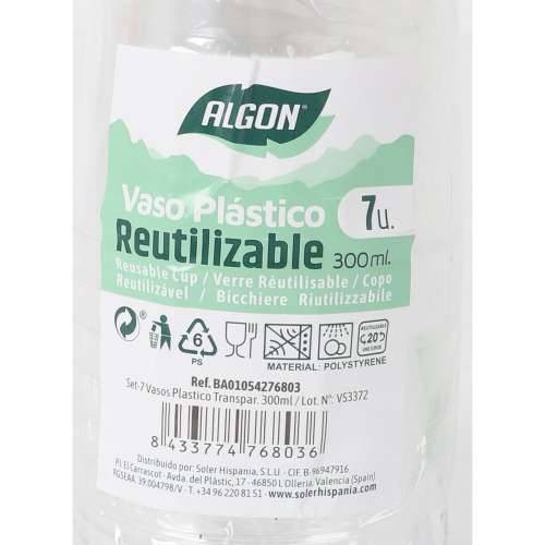 Set Čaša Algon Plastika 300 ml 7 Dijelovi (24 kom.) Cijena