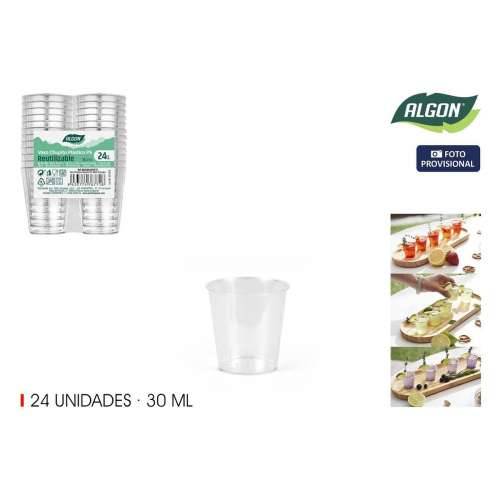 Čašica za žesticu Algon Ø 4 cm 30 ml 24 Dijelovi (24 kom.) Cijena