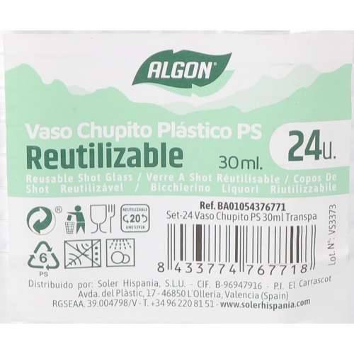 Čašica za žesticu Algon Ø 4 cm 30 ml 24 Dijelovi (24 kom.) Cijena