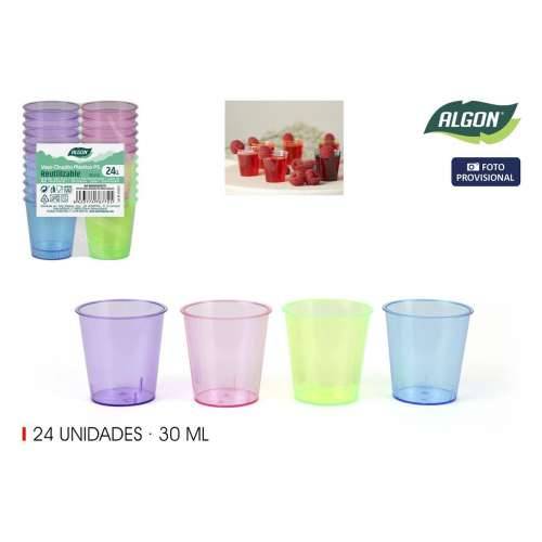 Čašica za žesticu Algon Ø 4 cm 30 ml 24 Dijelovi (24 kom.) Cijena
