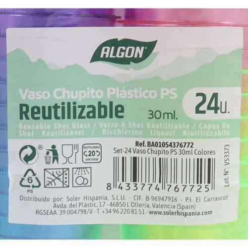Čašica za žesticu Algon Ø 4 cm 30 ml 24 Dijelovi (24 kom.) Cijena