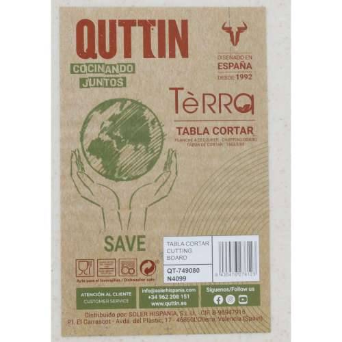 Daska za rezanje Quttin TERRA 26,5 x 18 x 0,7 cm (12 kom.) Cijena