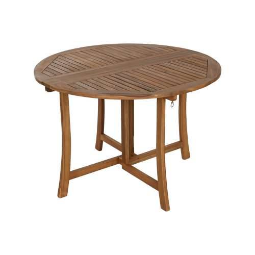 Blagavaonski stol Home ESPRIT Smeđa Prirodno Drvo akacije 110 x 110 x 74 cm Cijena