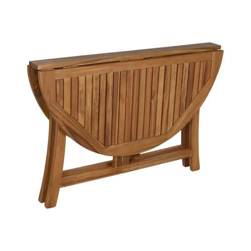 Blagavaonski stol Home ESPRIT Smeđa Prirodno Drvo akacije 110 x 110 x 74 cm Cijena