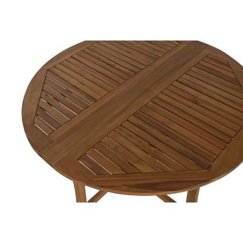 Blagavaonski stol Home ESPRIT Smeđa Prirodno Drvo akacije 110 x 110 x 74 cm Cijena