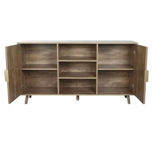 Namještaj za TV kabinet Home ESPRIT Smeđa zlatan 140 x 40 x 74,8 cm Cijena
