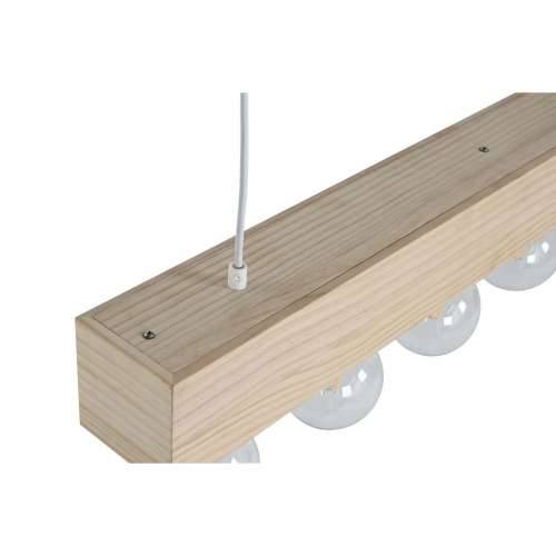 Stropna svjetiljka Home ESPRIT Bijela Crna Svijetlo smeđi Drvo 50 W 80 x 10 x 30 cm Cijena
