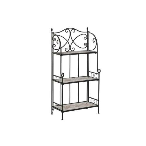 Polica Home ESPRIT Crna Pisana Keramika Željezo 3 Police 54 x 29 x 121 cm 58 x 31,5 x 117 cm Cijena