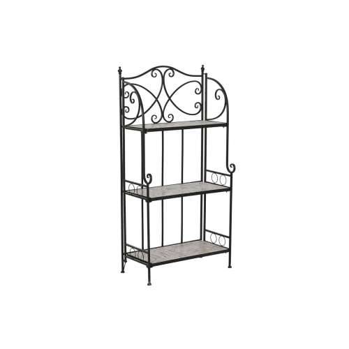 Polica Home ESPRIT Crna Pisana Keramika Željezo 3 Police 54 x 29 x 121 cm 58 x 31,5 x 117 cm Cijena