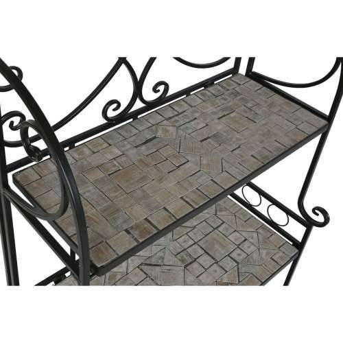 Polica Home ESPRIT Crna Pisana Keramika Željezo 3 Police 54 x 29 x 121 cm 58 x 31,5 x 117 cm Cijena