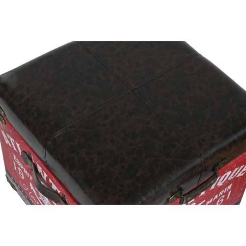 Set ukrasnih kutija Home ESPRIT Smeđa Pisana Poliuretan Drvo Vintage Cijena